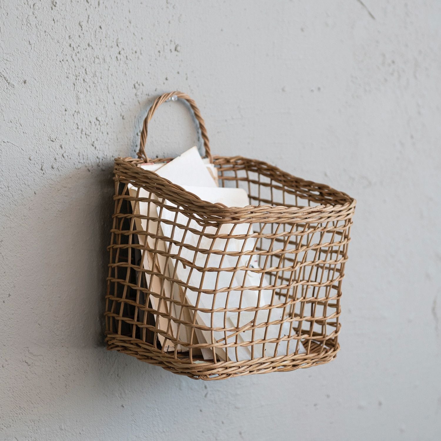 Wall Basket with Handles