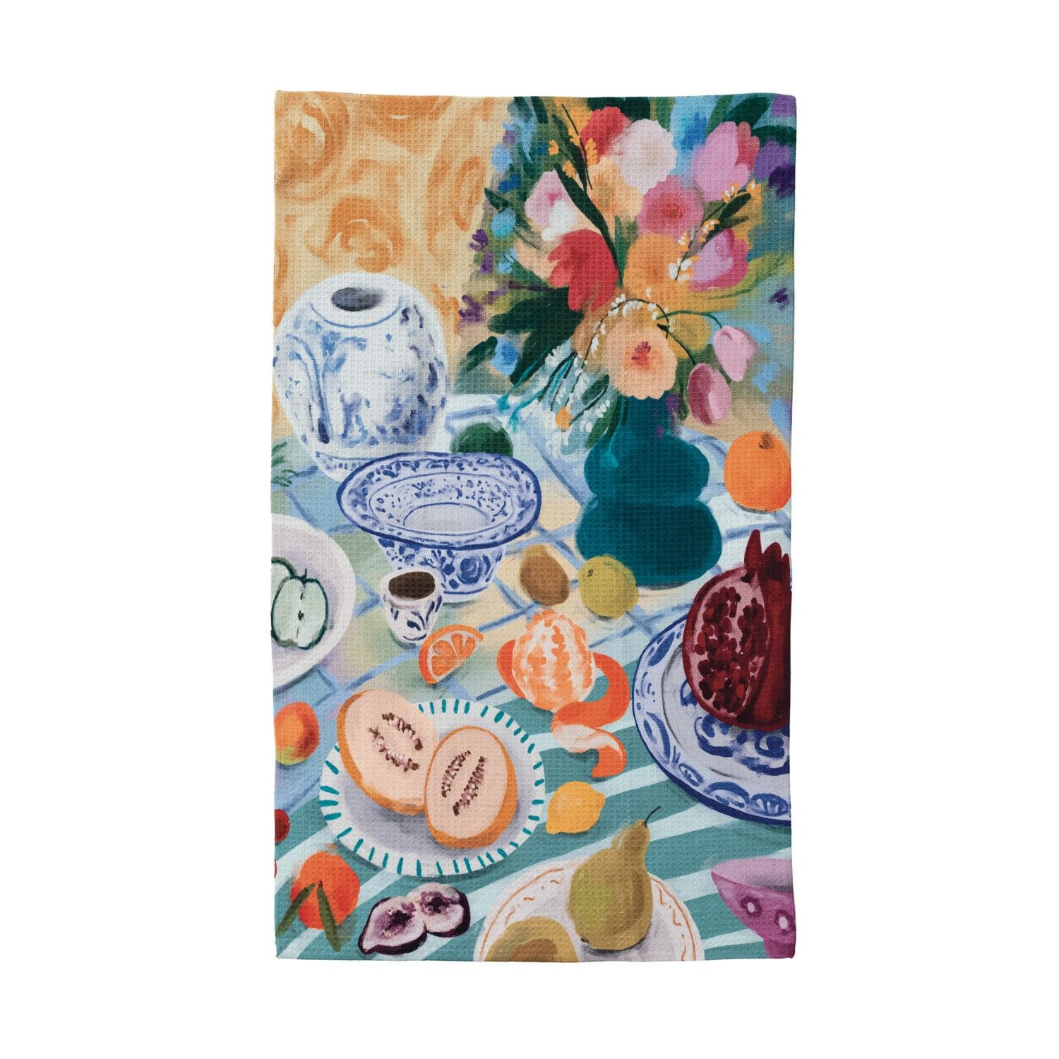 Microfiber Tea Towel with Still Life