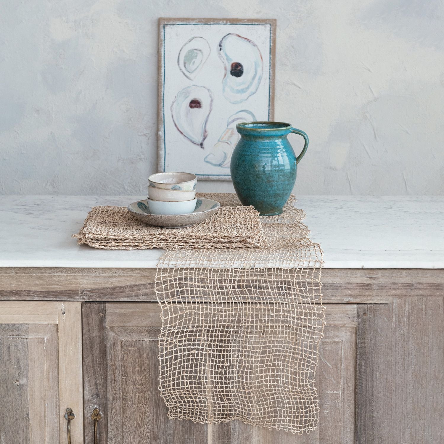 Hand-woven Banana Leaf Table Runner