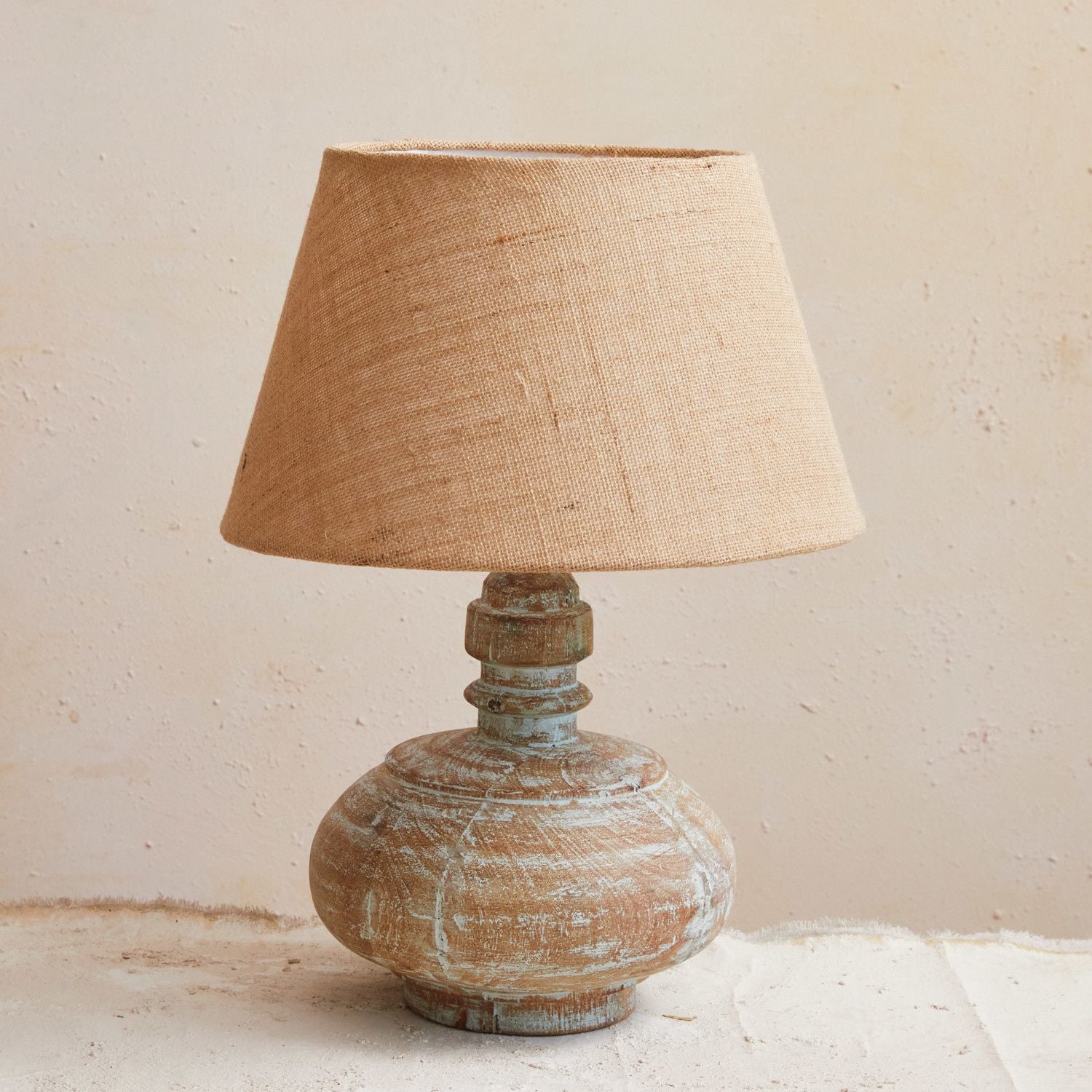 Reclaimed Wood Table Lamp