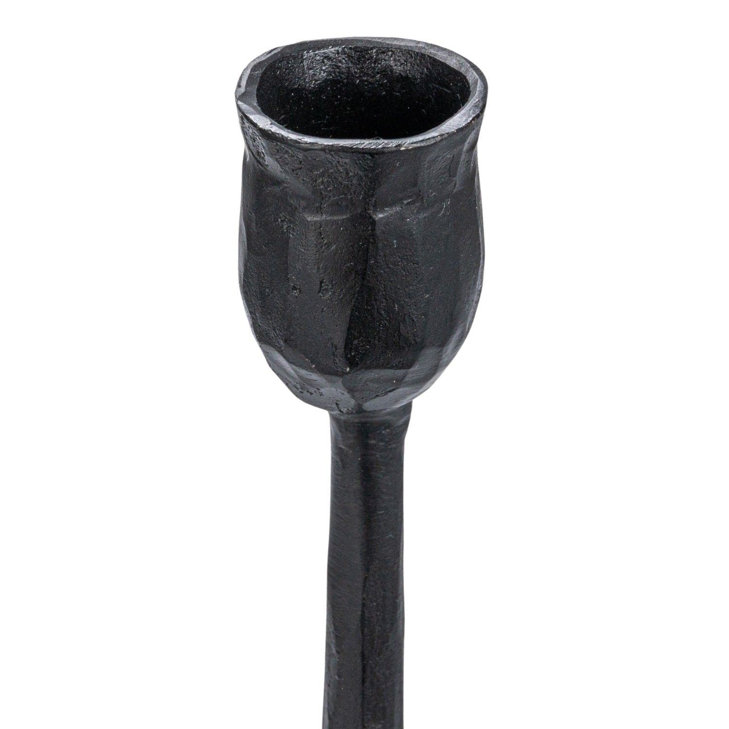 Black Cast Iron Taper Holder
