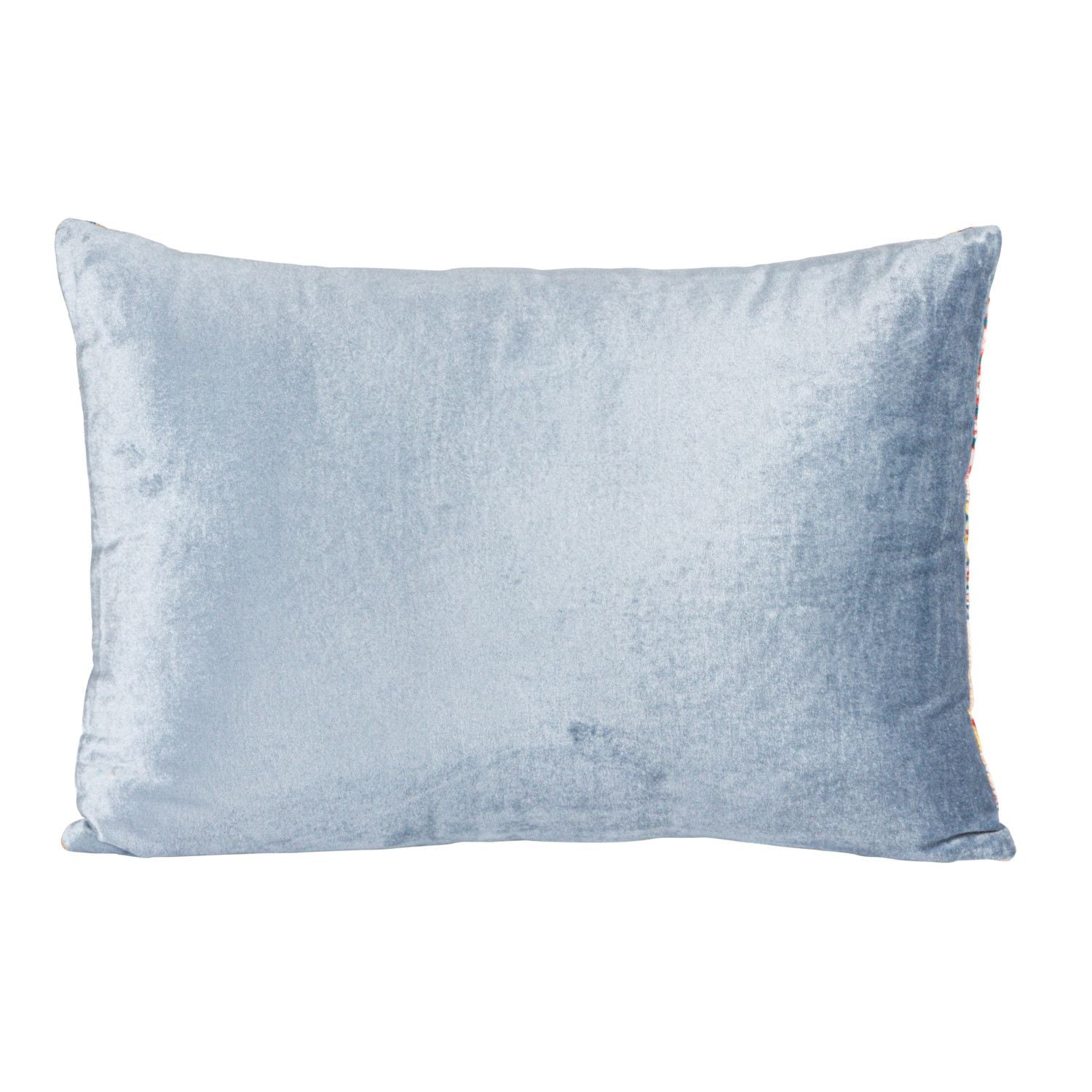 20"L x 14"H Velvet Printed Lumbar Pillow