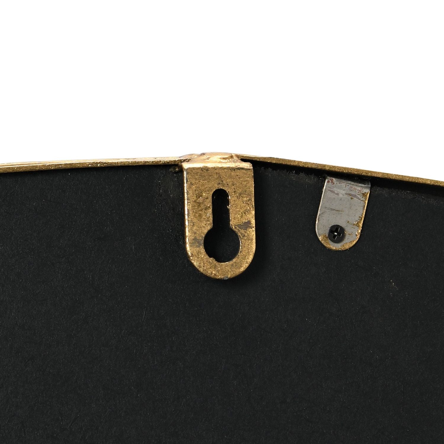 Arched Metal Framed Wall Mirror