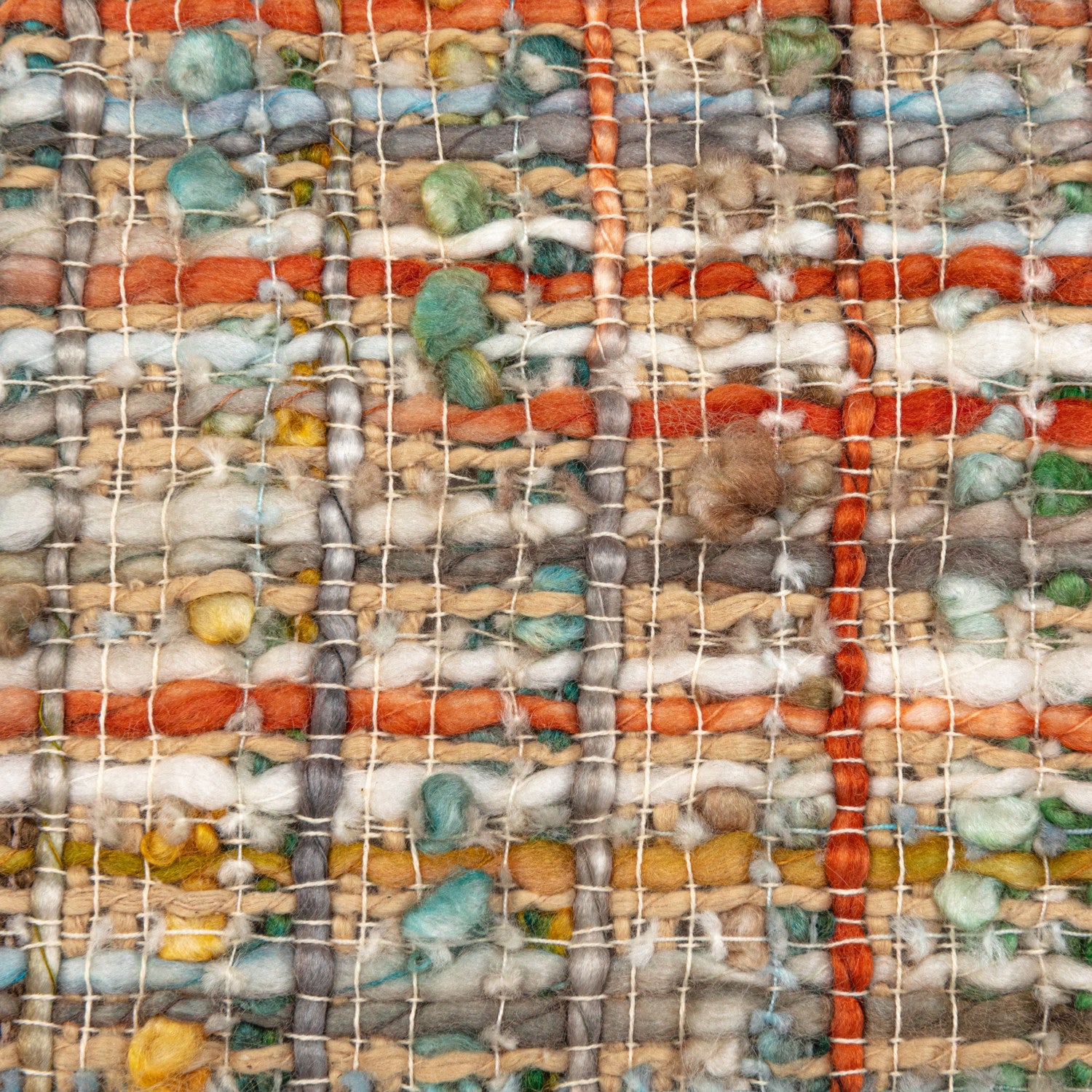 18" Square Woven Acrylic Blend Bouclé Pillow