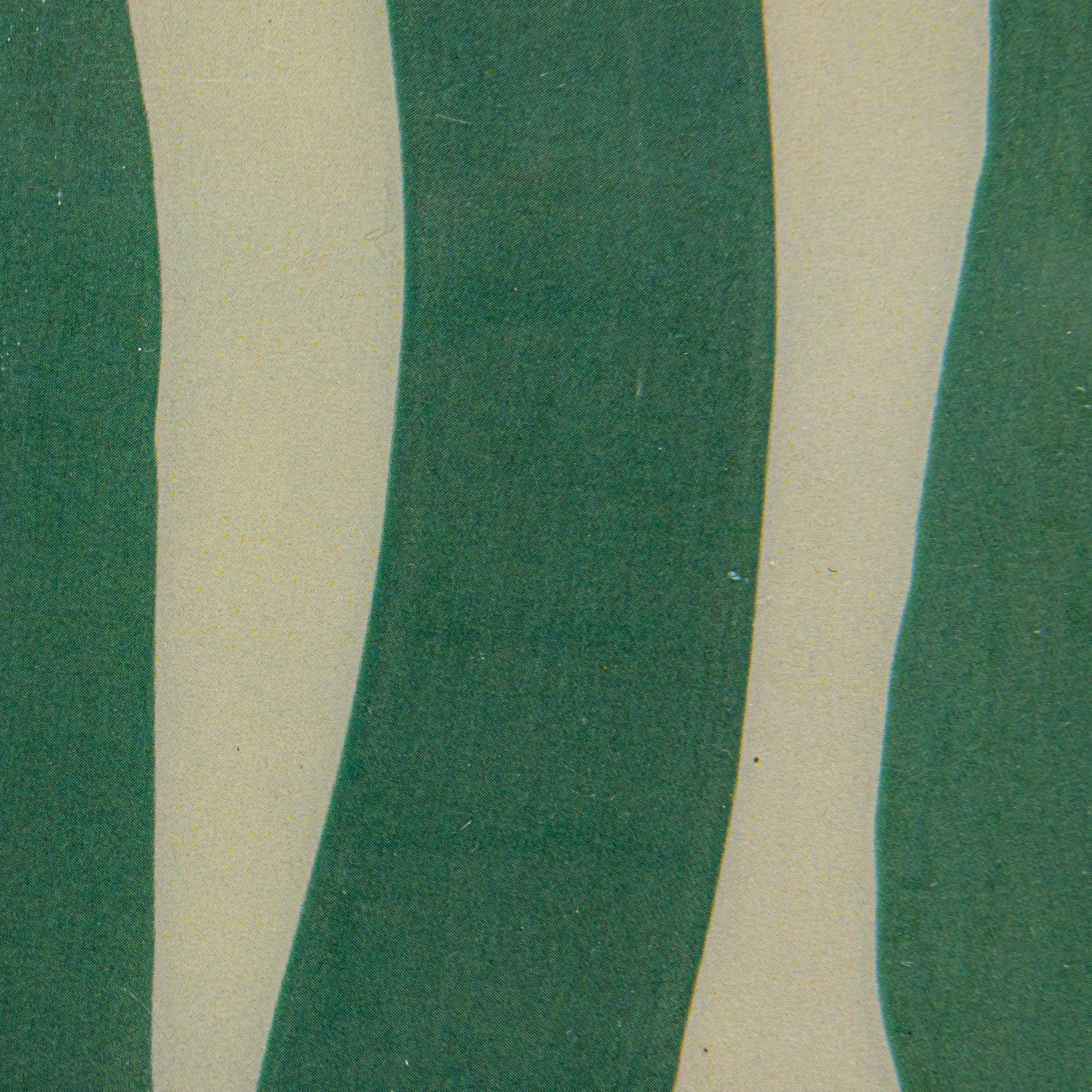 Enameled Metal Trays w/ Fruit/Abstract Image & Gold Rim