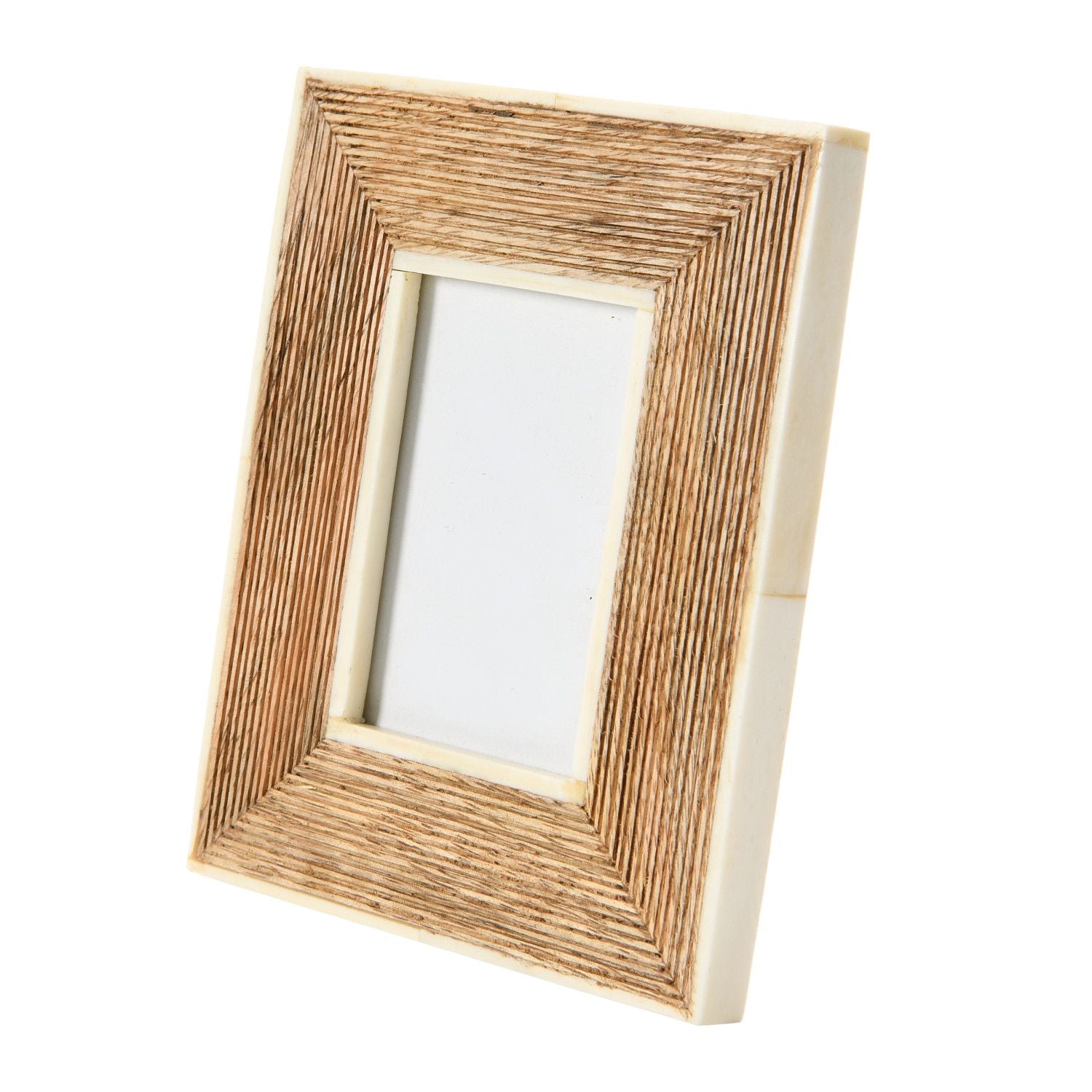 Photo Frame with Bone Border