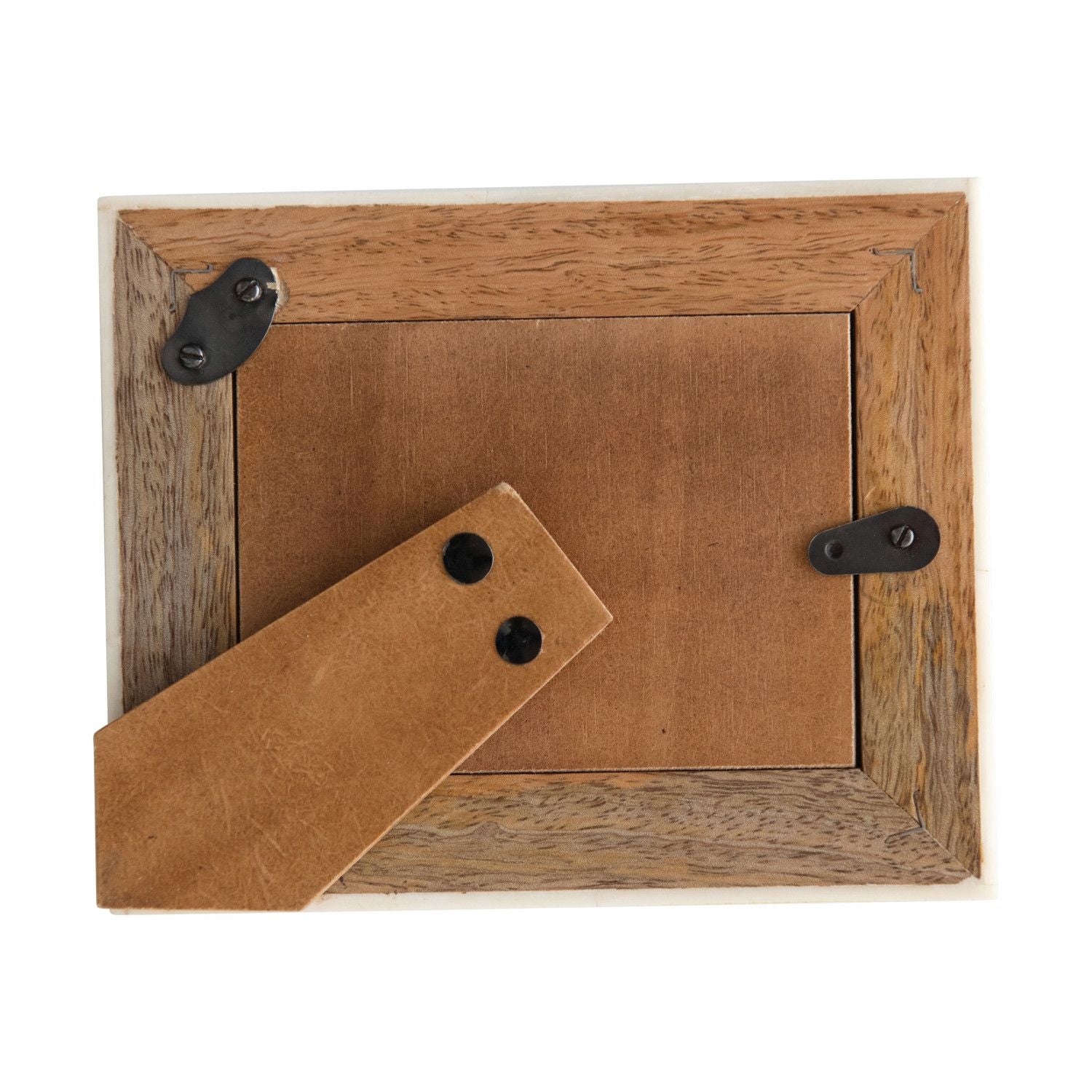 Photo Frame with Bone Border