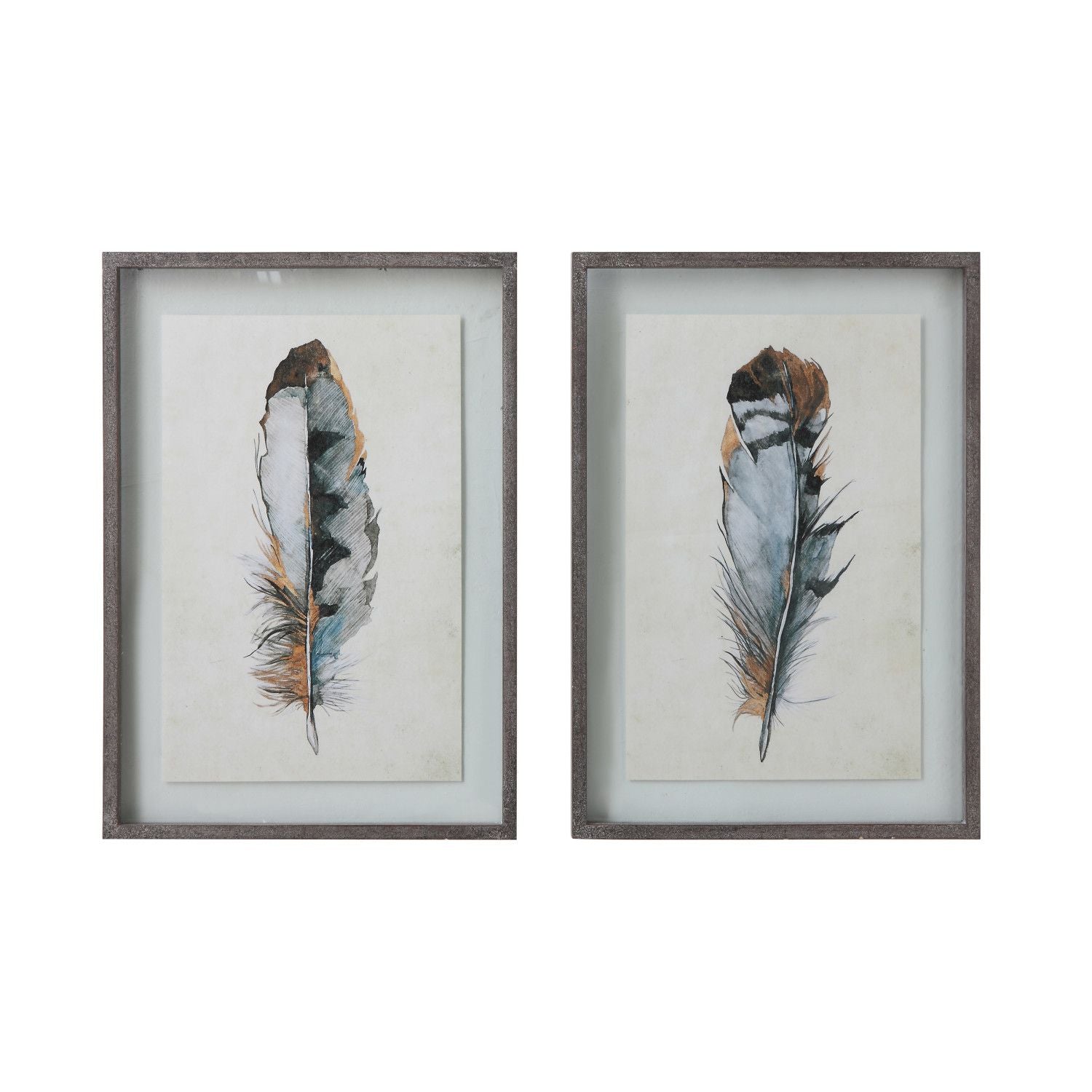 Framed Feather Art
