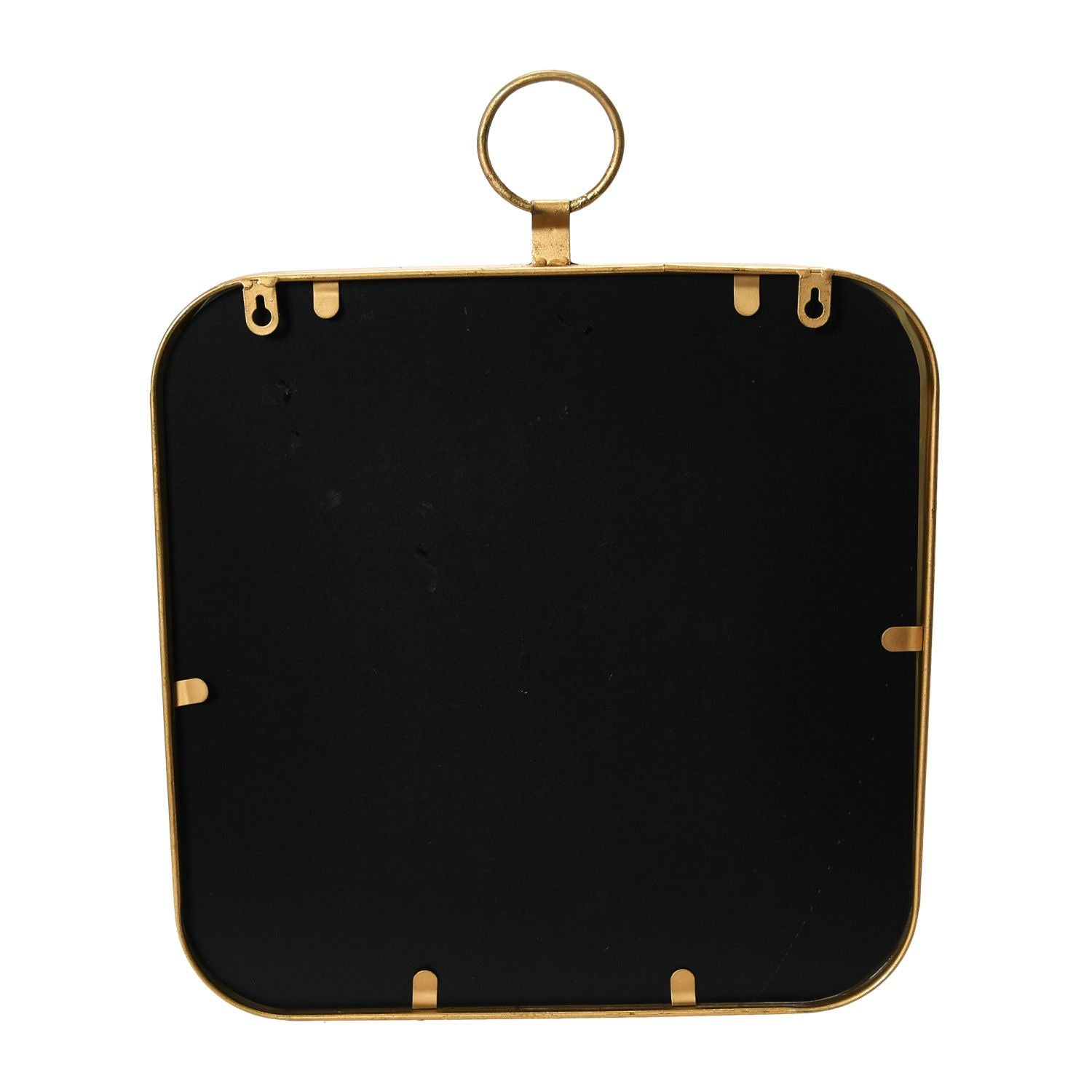 Gold Metal Framed Wall Mirror