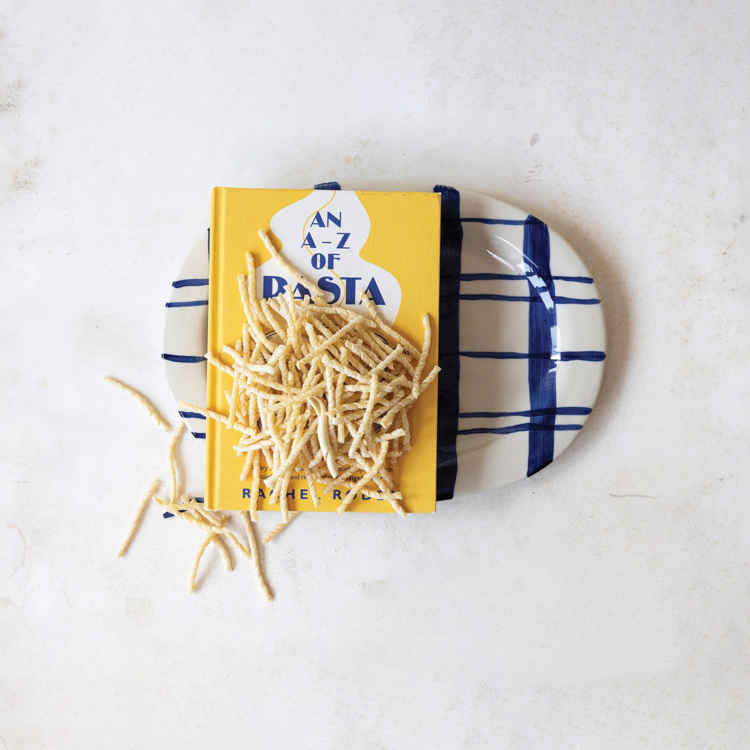 Hand-Painted Stoneware Platter