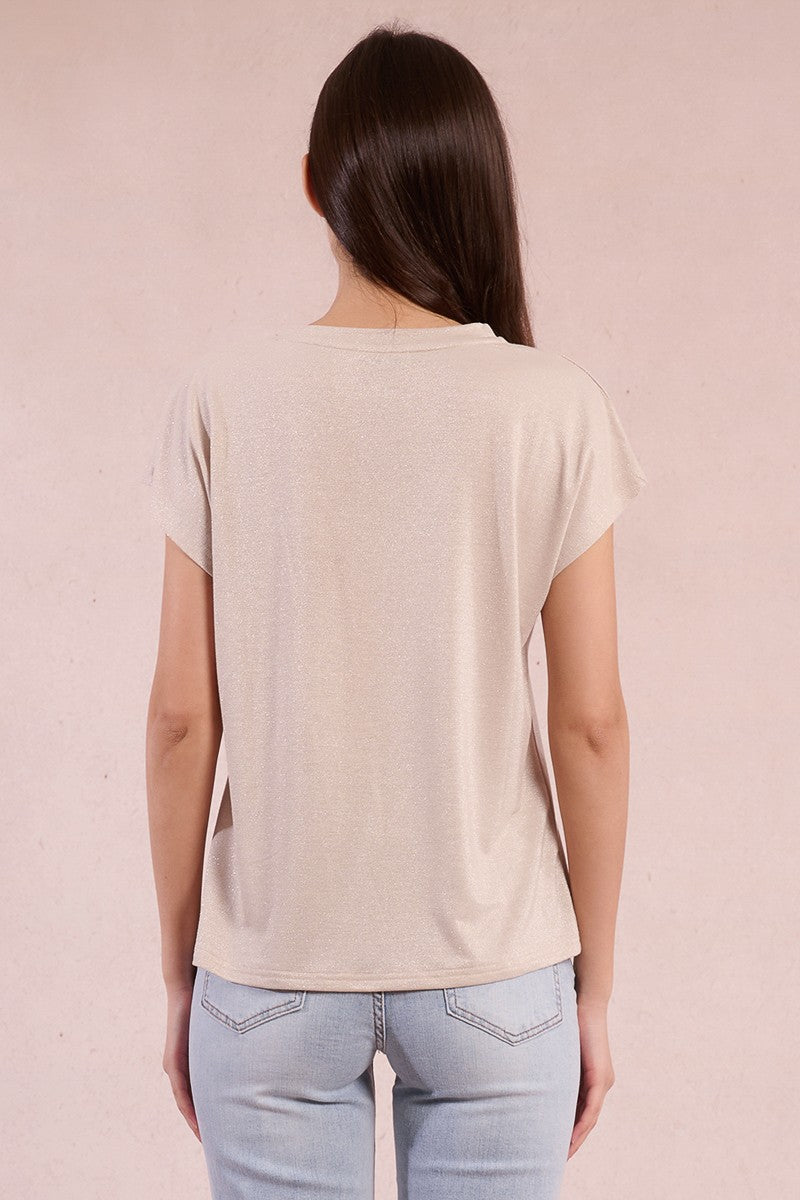 Gold Knit Tee
