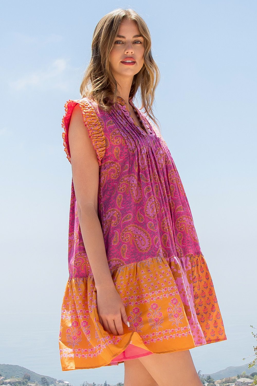 Multi Print Dress