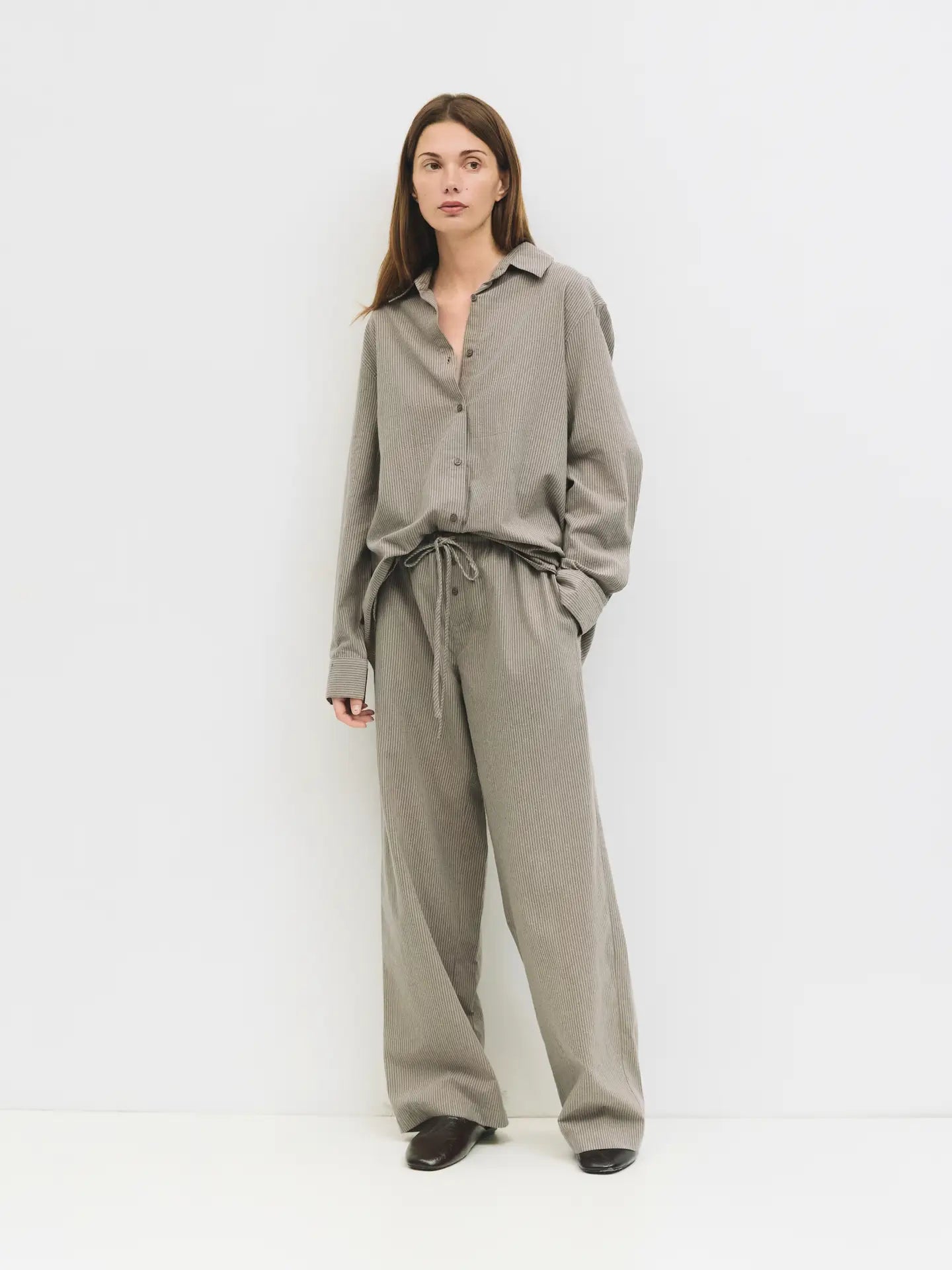 Striped Drawstring Pants