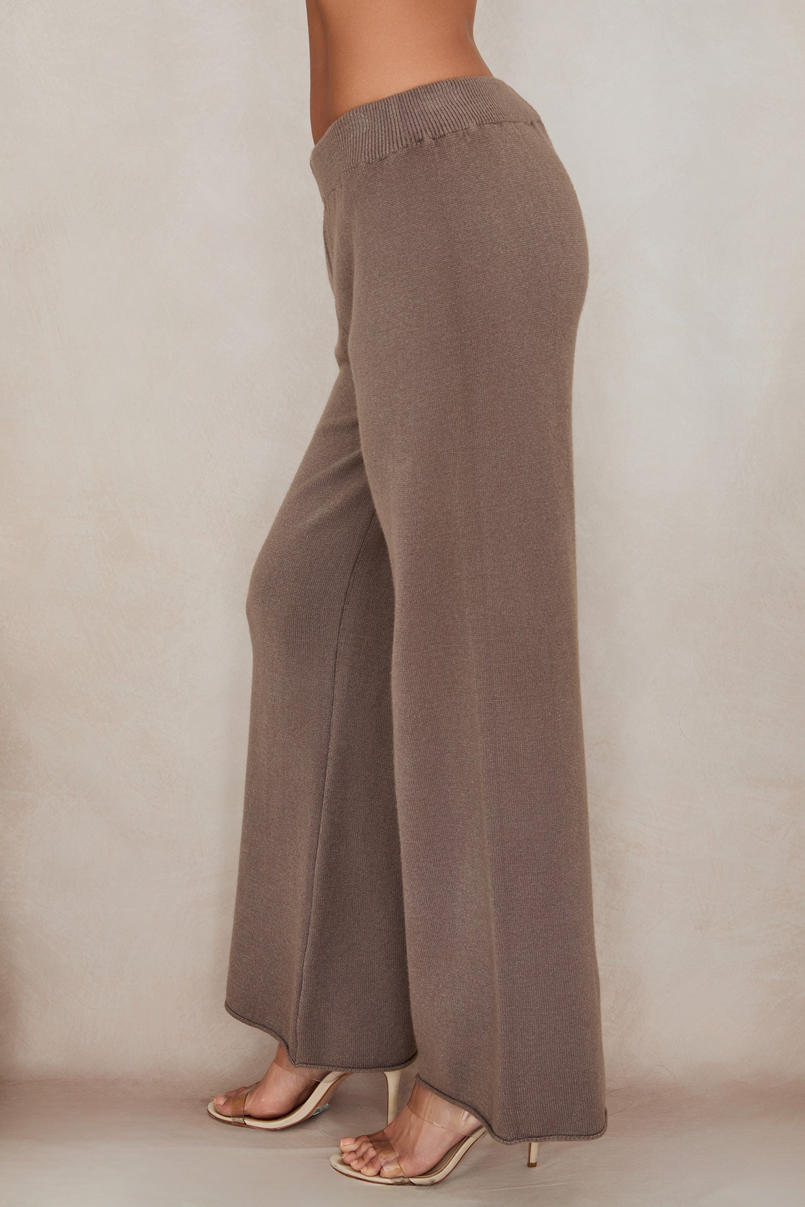 Italian Viscose Knit Flared Pant