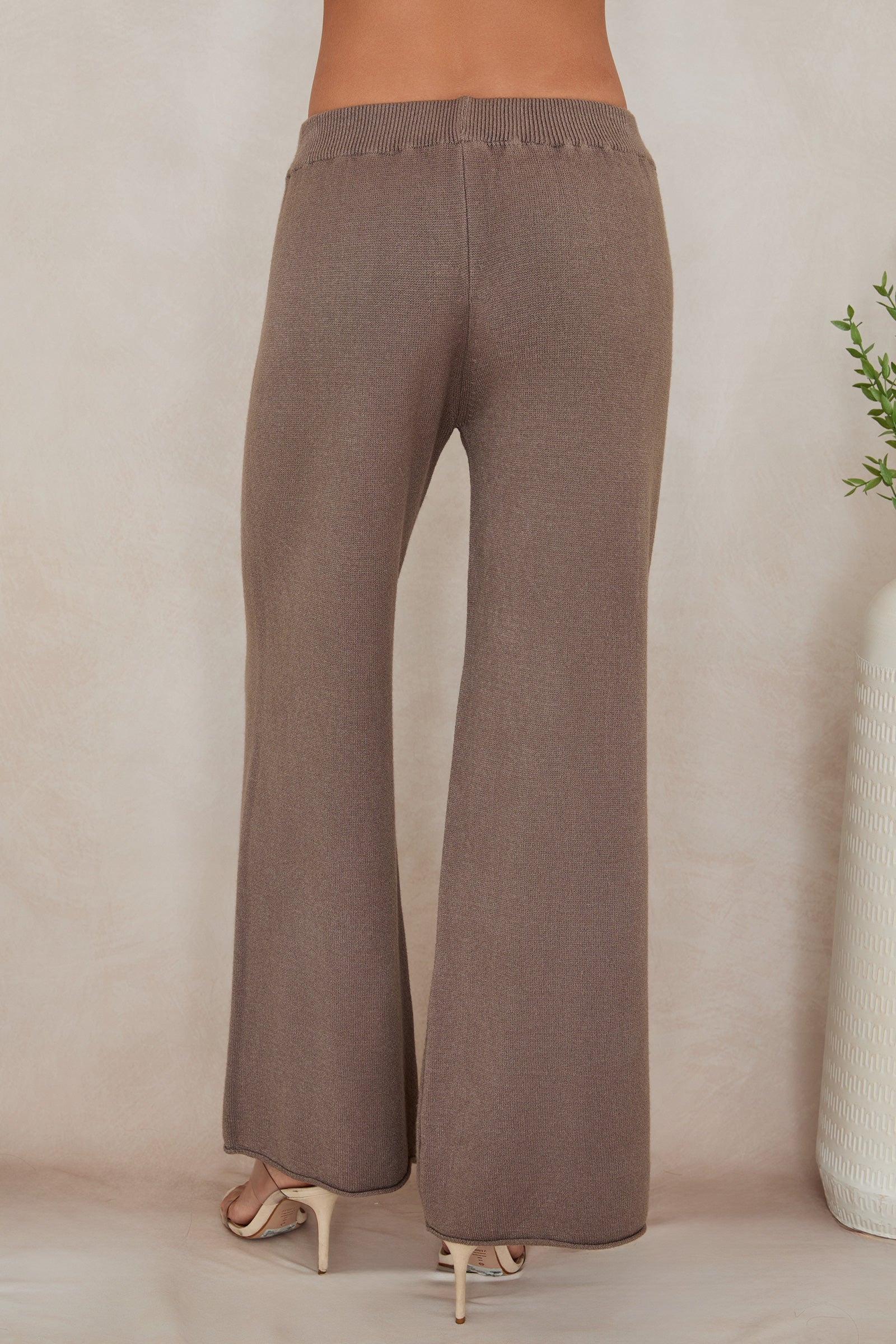 Italian Viscose Knit Flared Pant