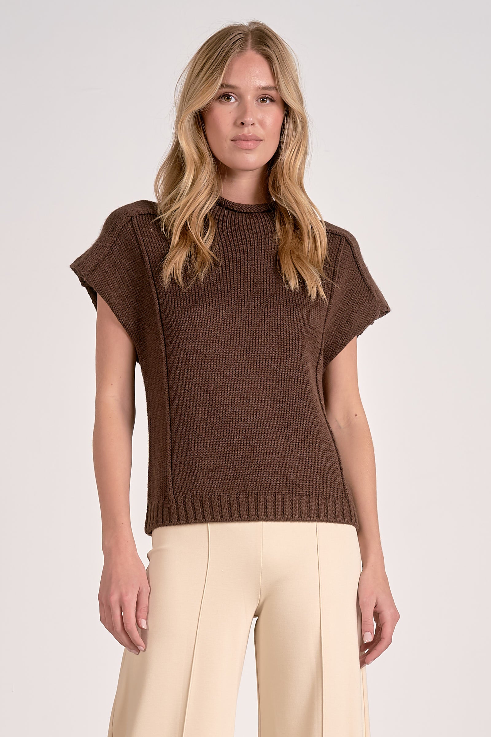 Maura Cap Sleeve Sweater