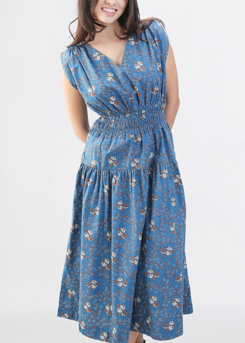 Eva Blue Meadow Dress