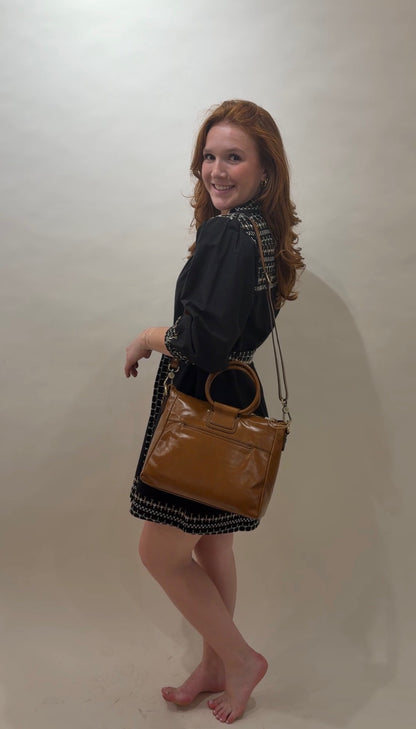 Embroidered Puff-Sleeve Minidress