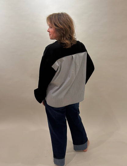 Layered-Look Sweater