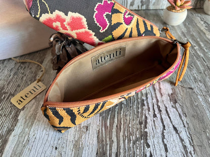 Tiger Floral Pouch