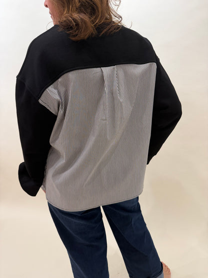 Layered-Look Sweater