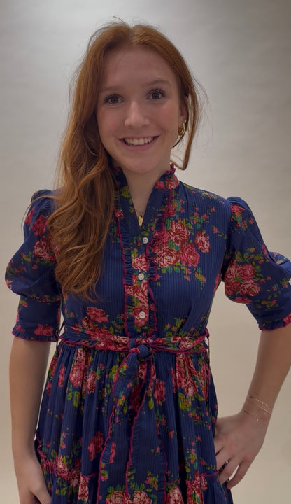 Floral Garden Party Midi Dress