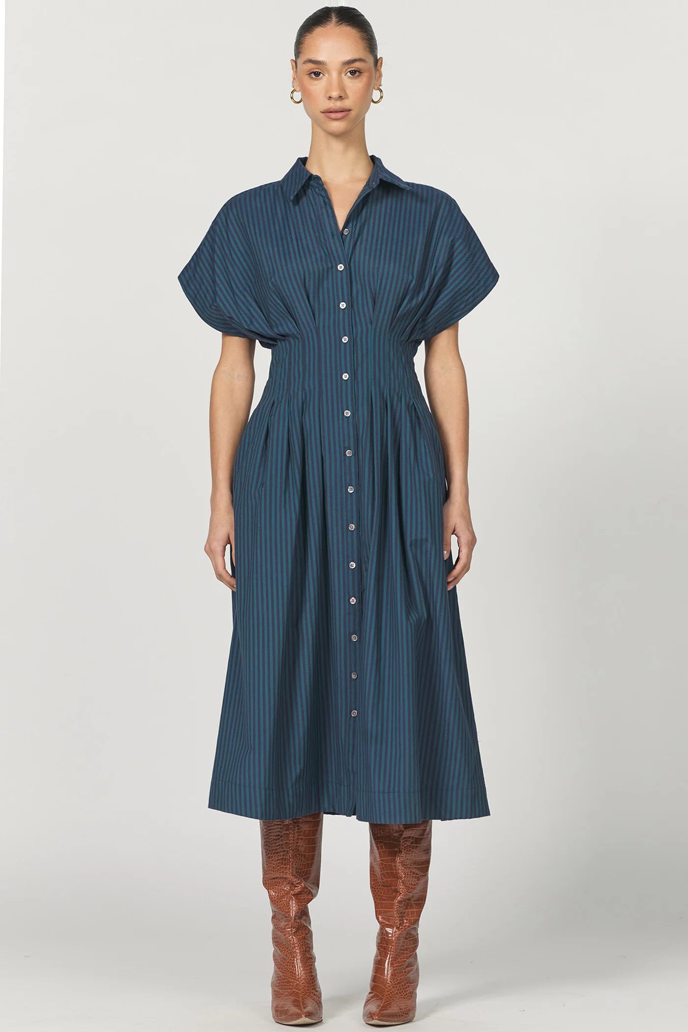 Plisse Dress
