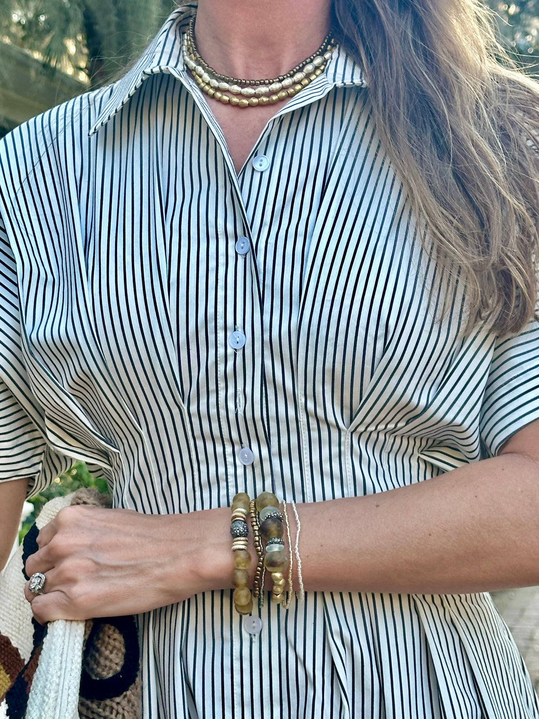 Metal Choker Necklace | Red Drum Fish