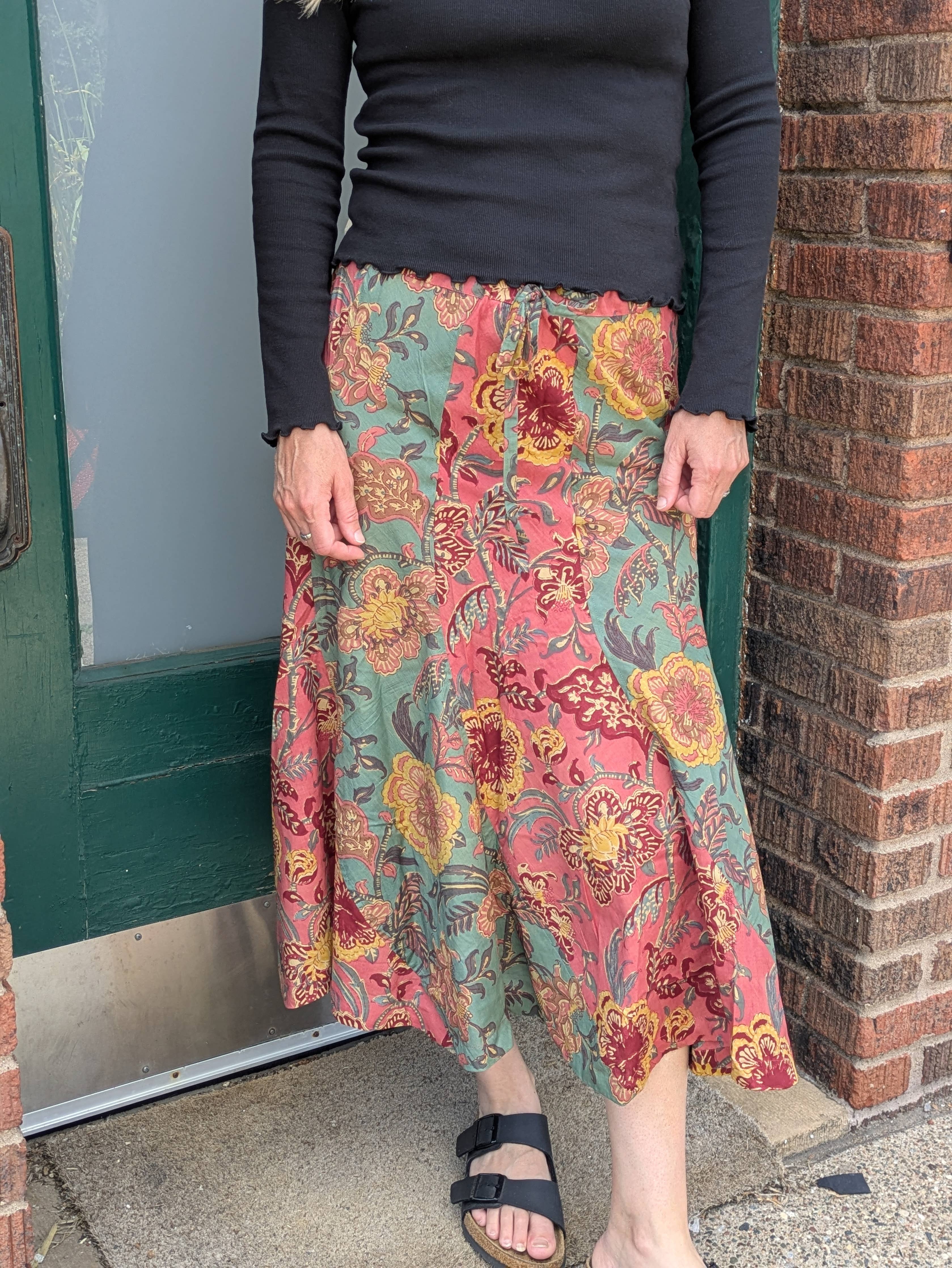 Meadow Bloom Patchwork Skirt