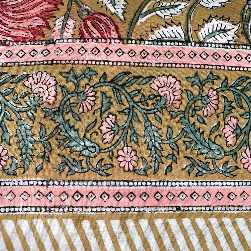 Block Printed Indian Sarong