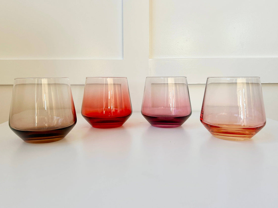 Autumn Stemless Glass Set
