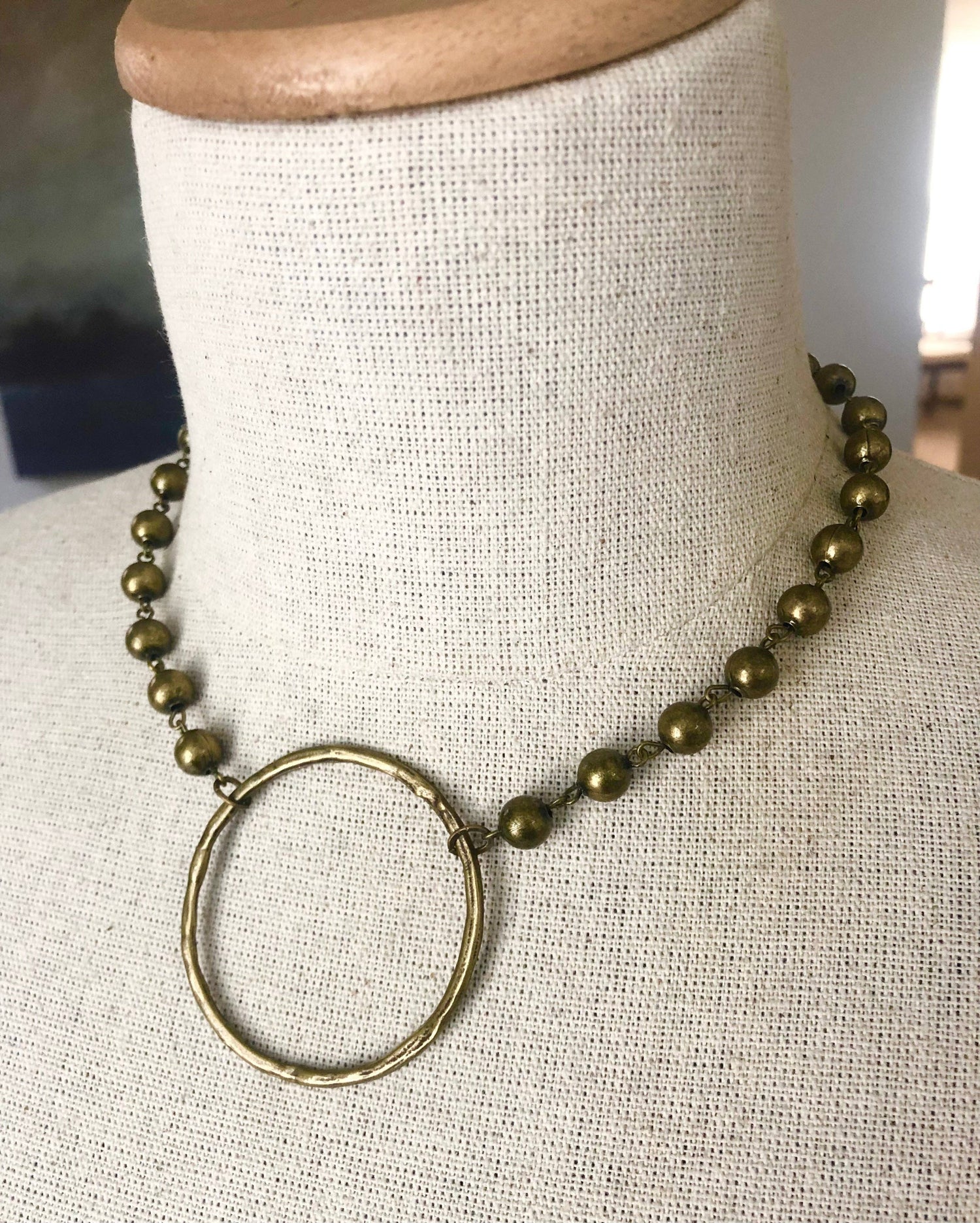 Full Circle Stone Stunner Necklace