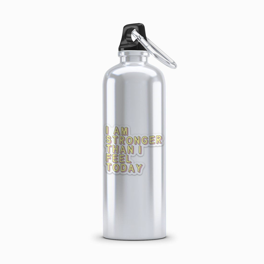 Affirmation Vinyl Sticker Stronger Than I Feel Today Sticker