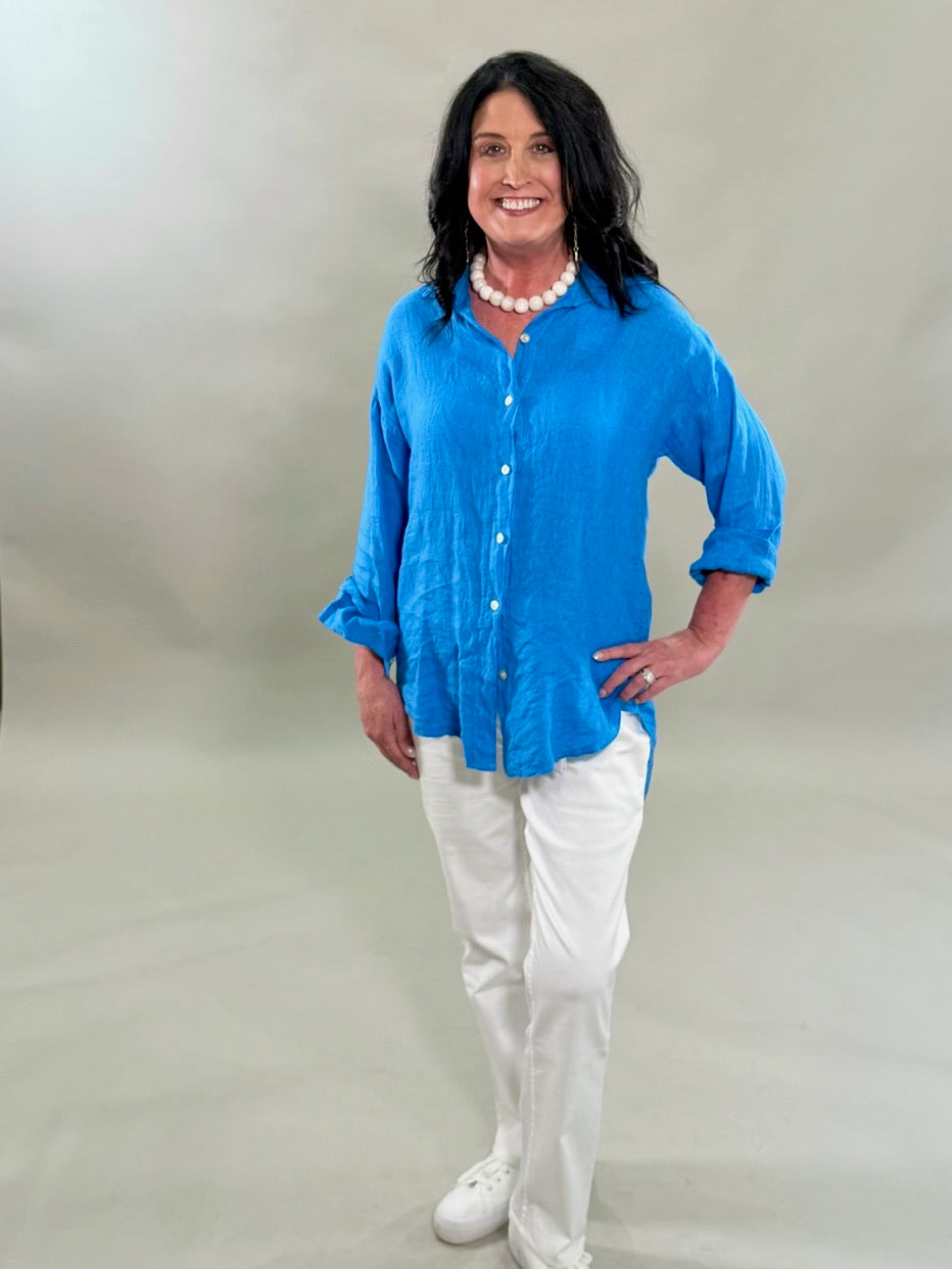 Everyday Linen-Blend Shirt