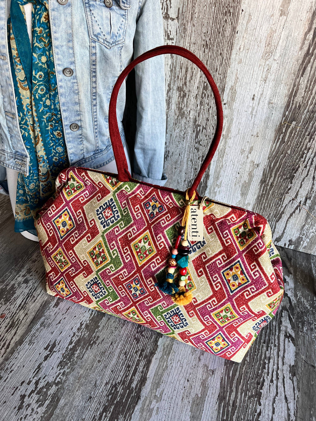 Modern Doctor Bag w/ Metal Snap Frame