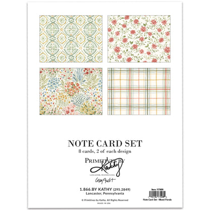 Mixed Florals Note Card Set