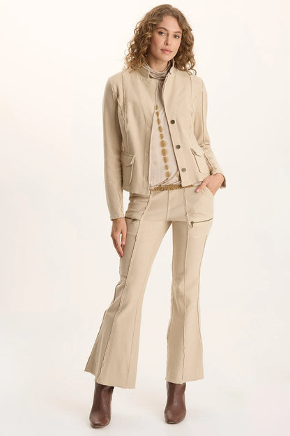 Soft Twill Knit Stretch Blazer