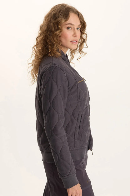 Quilted Bomber Jacket