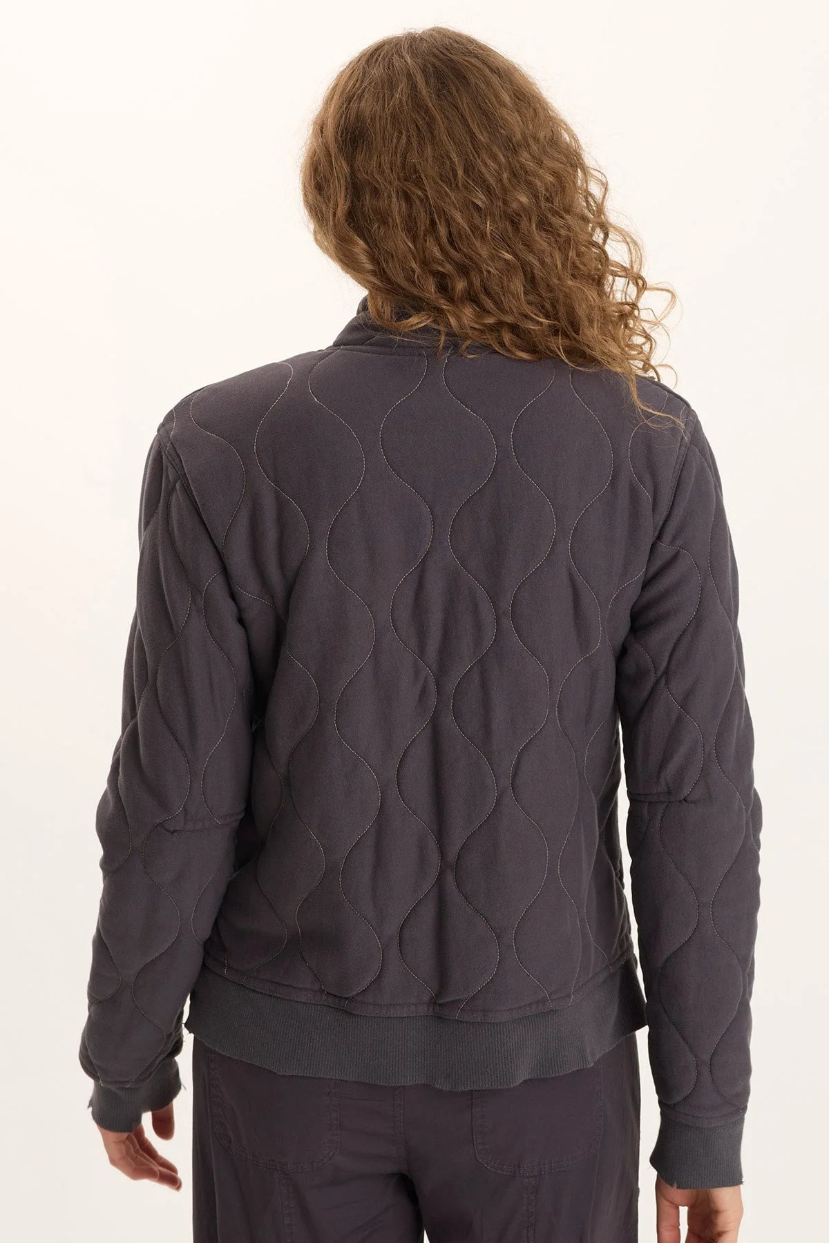 Quilted Bomber Jacket