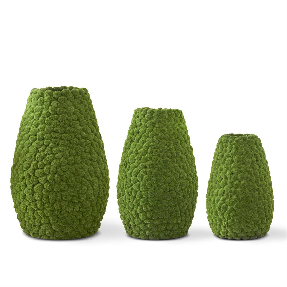 Mossy Rock Vases
