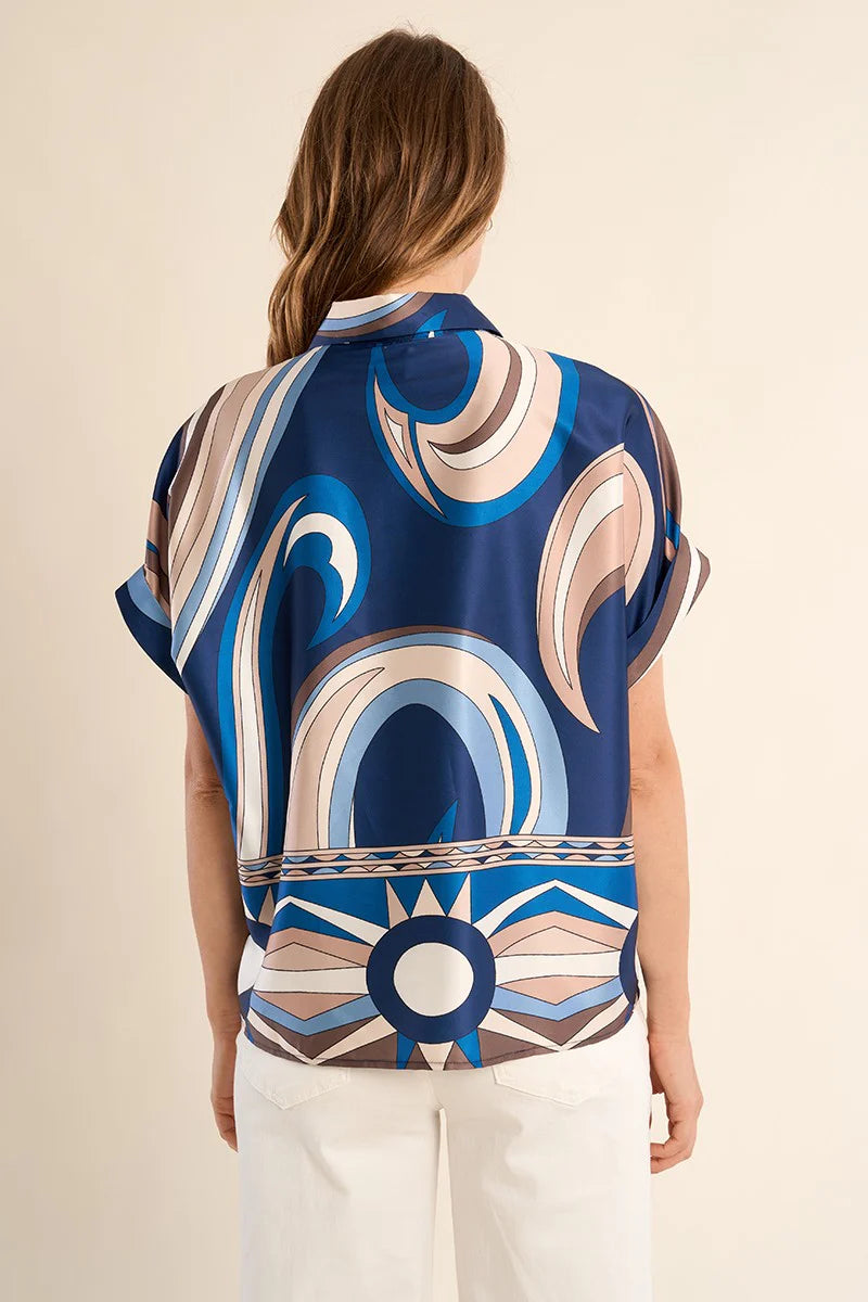Satin Flutter Top