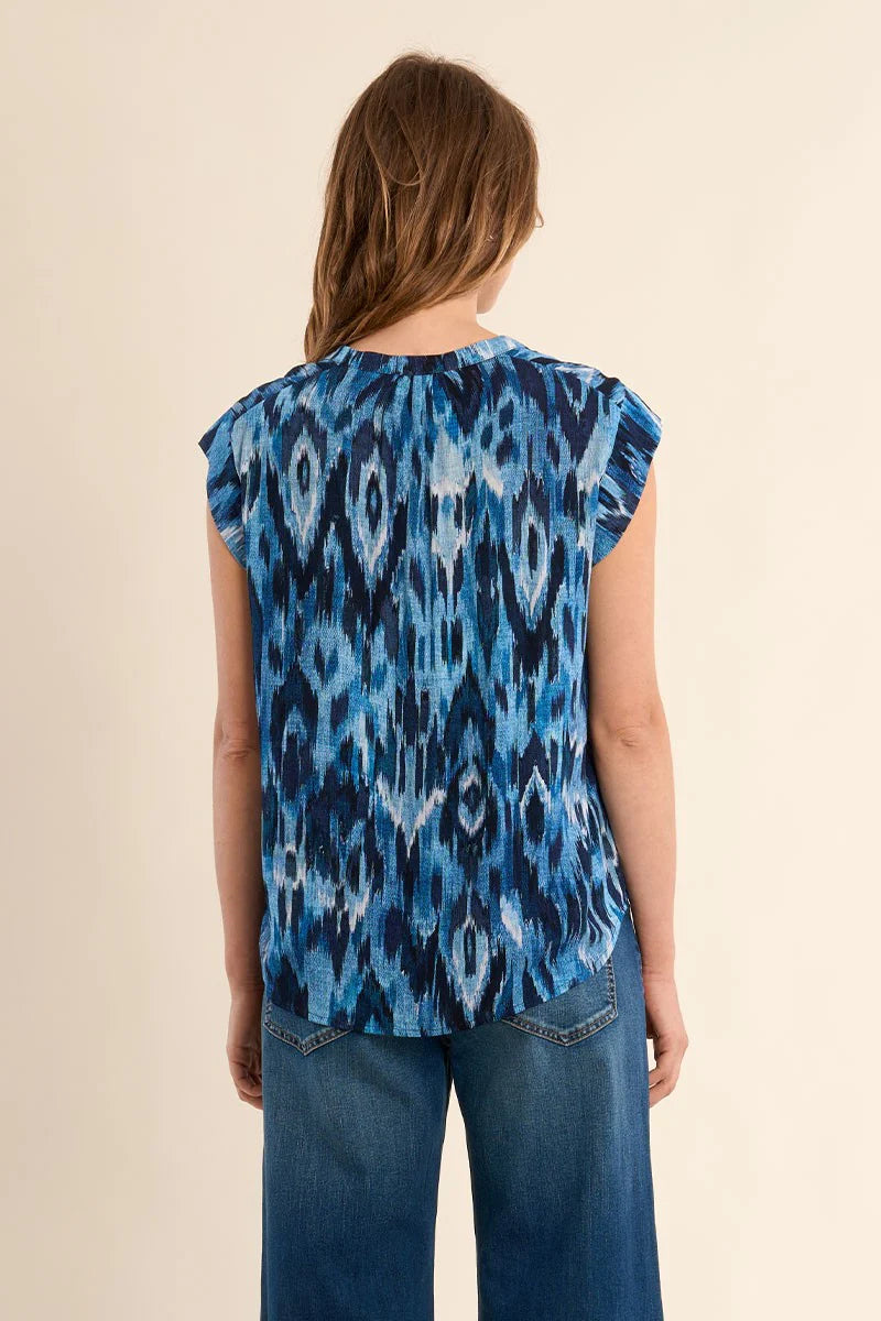 Breezy Flutter Sleeve Blouse