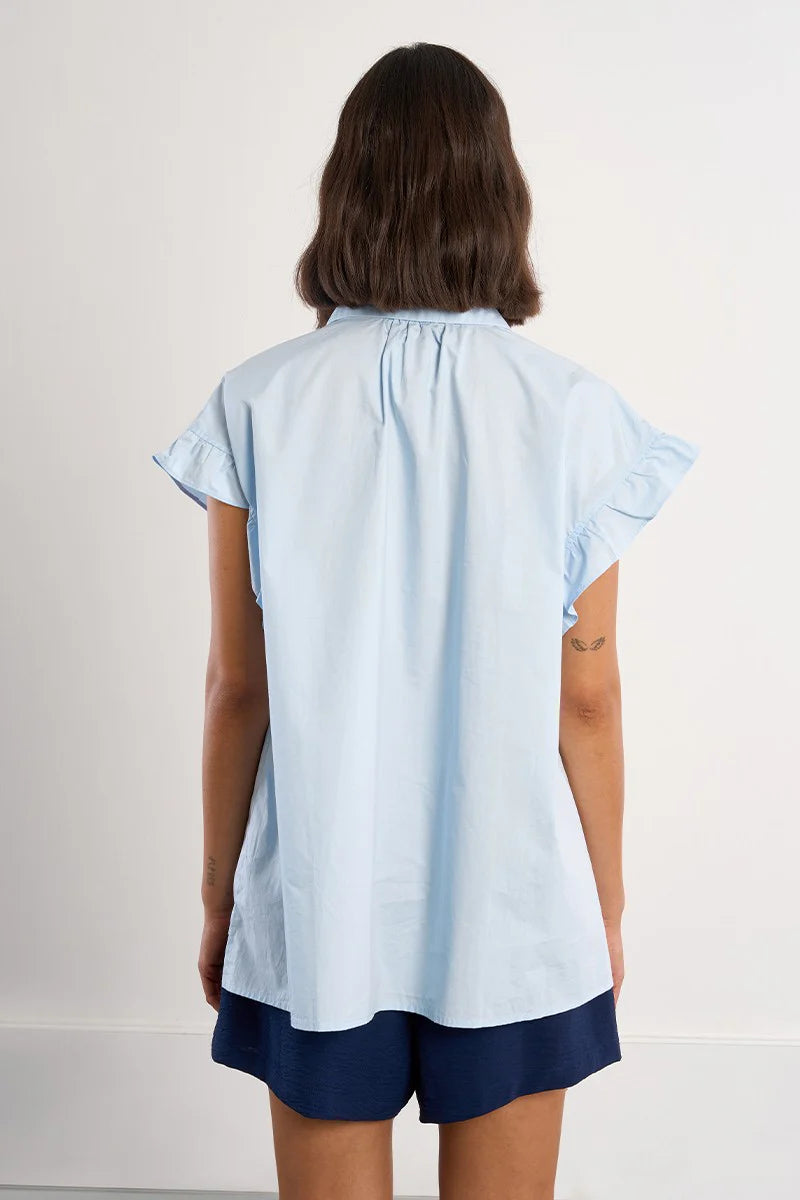 Seaside Eyelet Top
