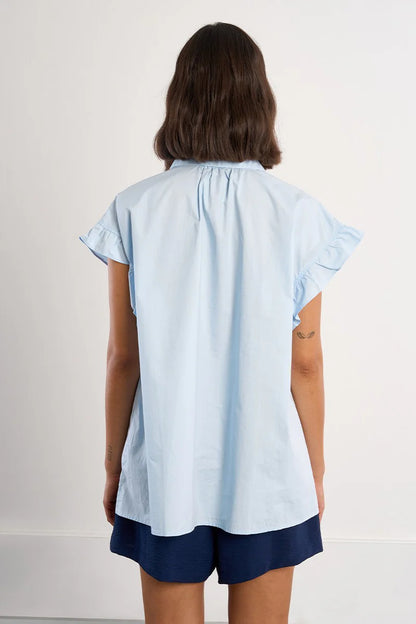 Seaside Eyelet Top