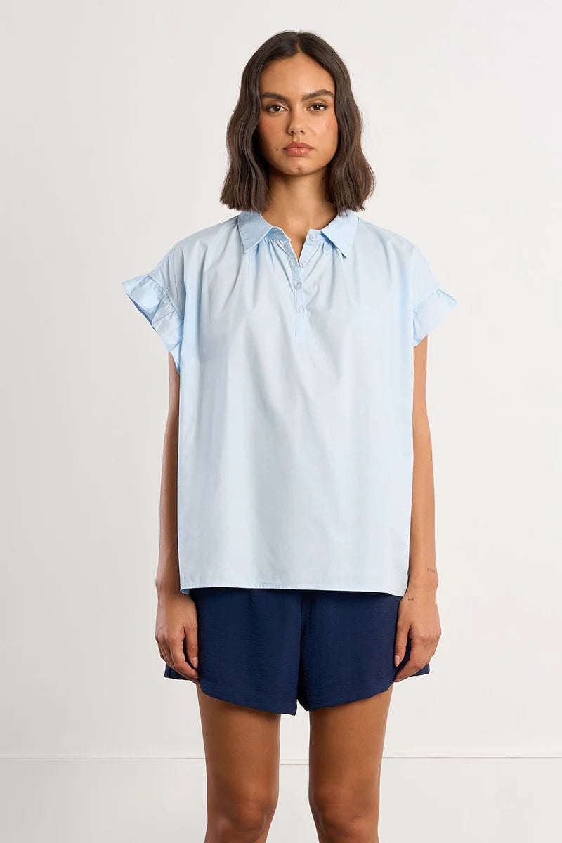 Seaside Eyelet Top