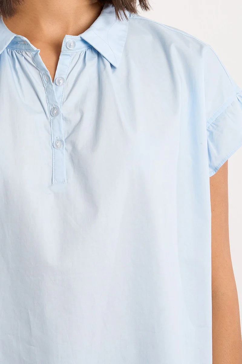 Seaside Eyelet Top