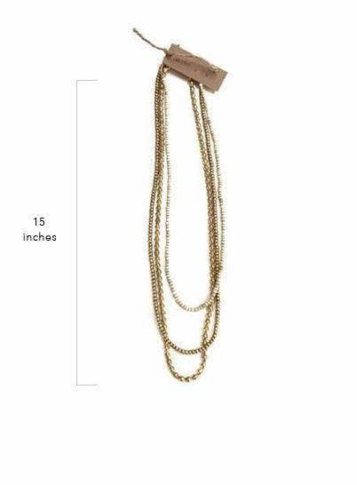 Mixed Metallic Layer Necklace Set