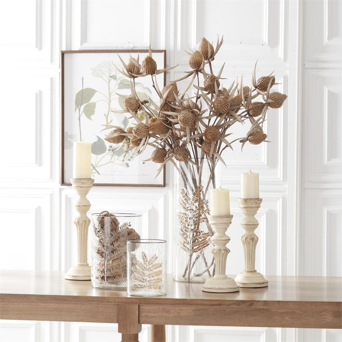 42" Tan & Gray EVA 5 Bloom Stem