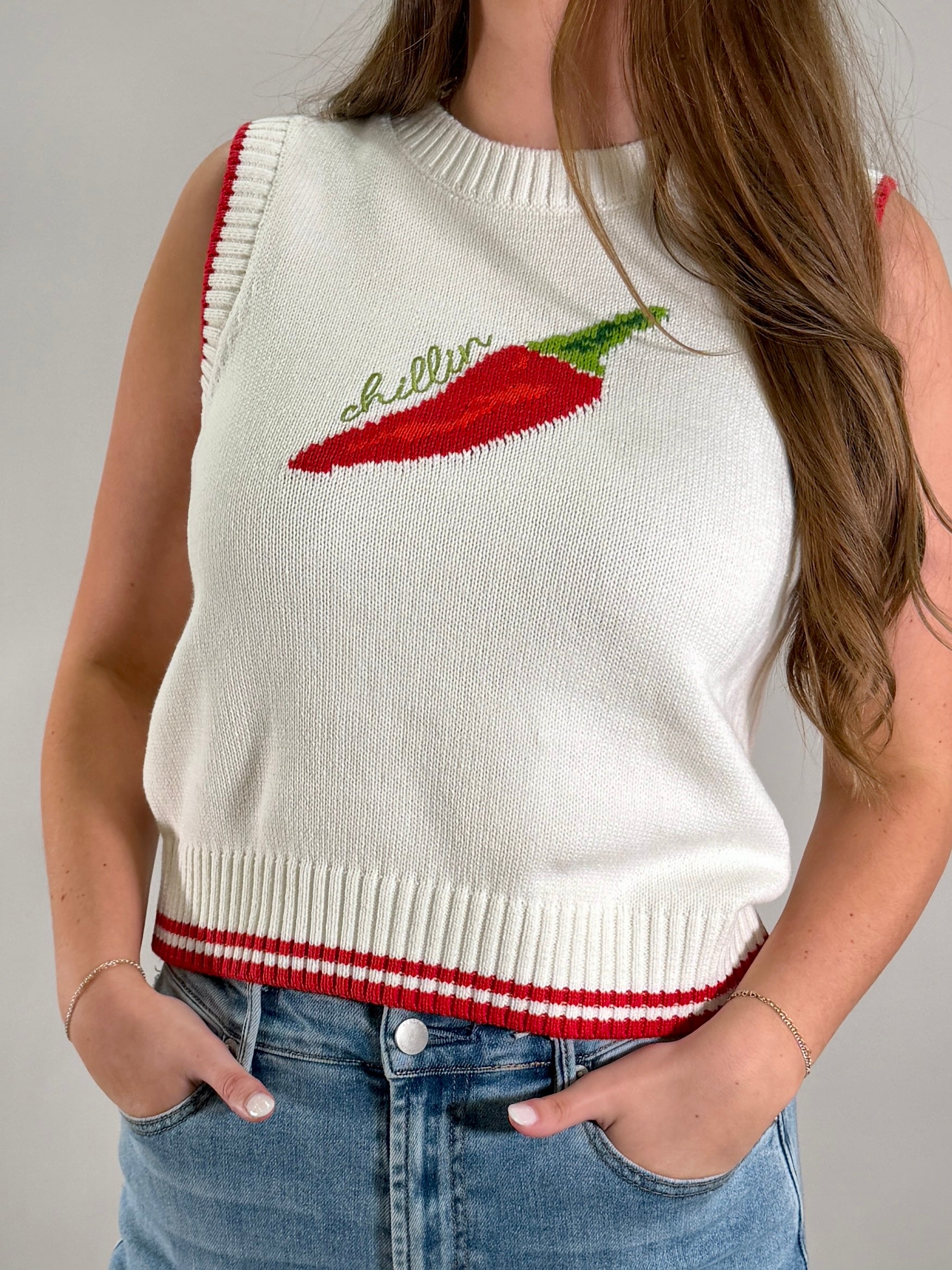 Pepper Sleeveless Sweater