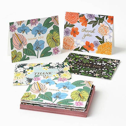 Assorted Floral Thank You Card Set